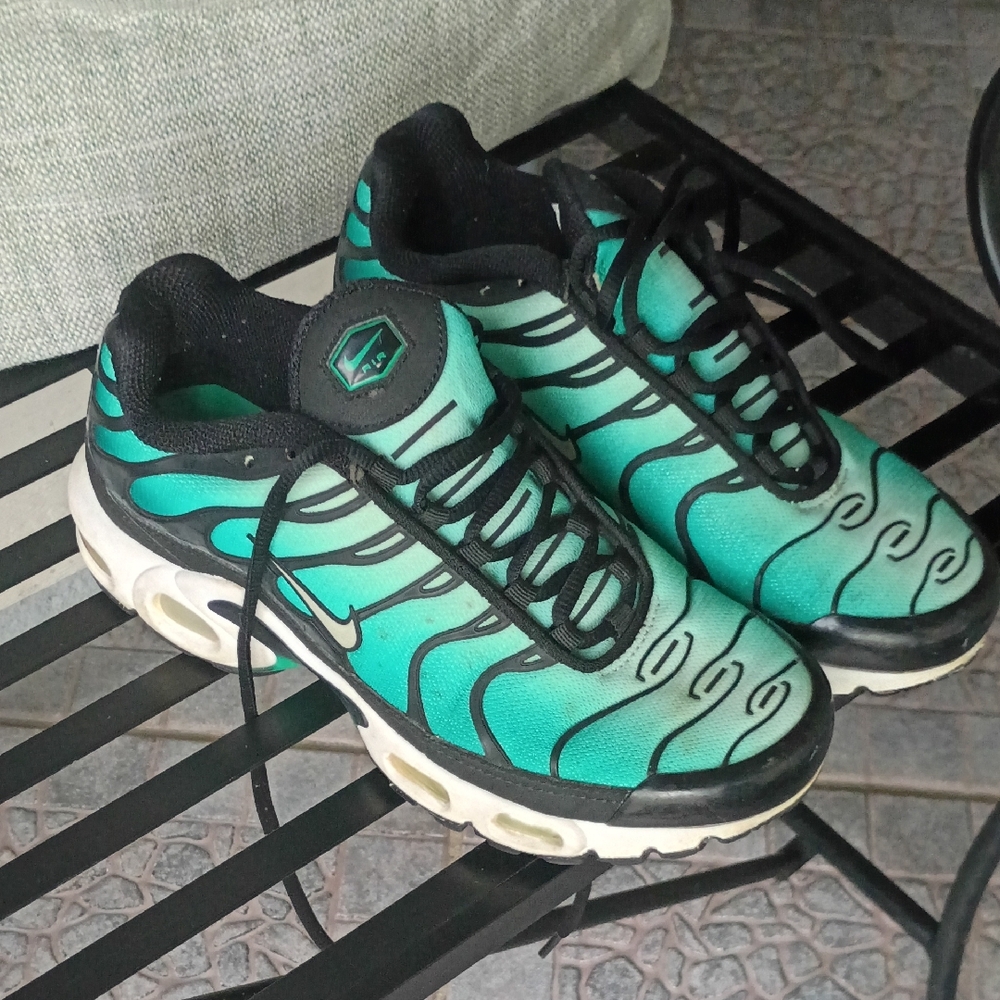 Nike Teal and Black Athletic Shoes